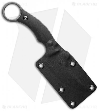 Bastinelli Picolomako Fixed Blade Knife Black G-10 (3" Black SW)