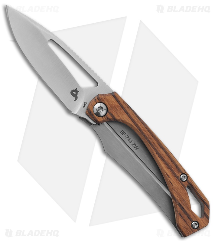 TSJ×HAKU BLACK×SILVER Black Fox Racli Frame Wood BF744ZW - Blade HQ