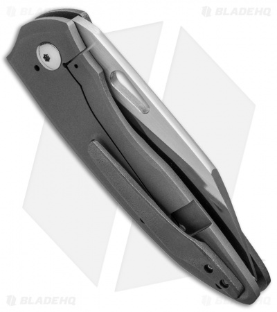 BVK Custom Minuteman Frame Lock Knife Zirconium/Titanium (3.25" Satin)
