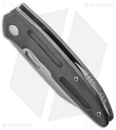 BVK Custom Minuteman Frame Lock Knife Zirconium/Titanium (3.25" Satin)