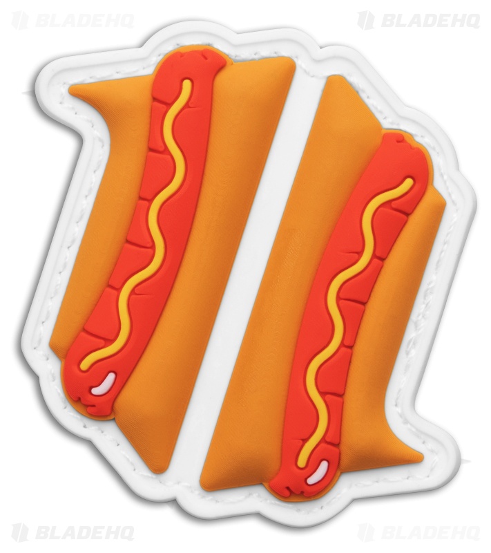 Blade HQ Wiener Warrior Hotdog Shield PVC Patch