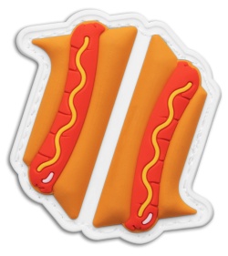 Blade HQ Wiener Warrior Hotdog Shield PVC Patch