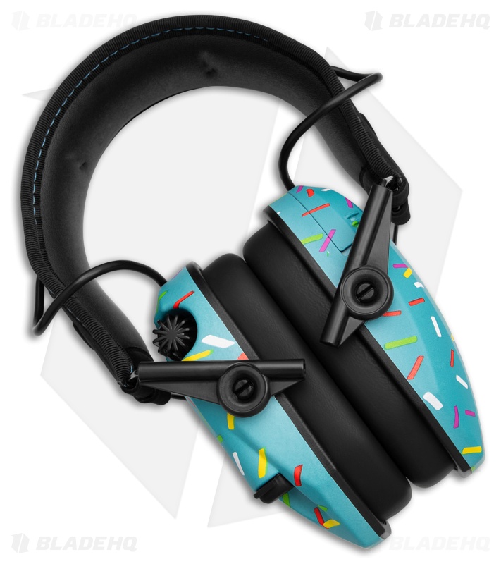 Walker's Razor Electronic Muffs - Blue Sprinkle's