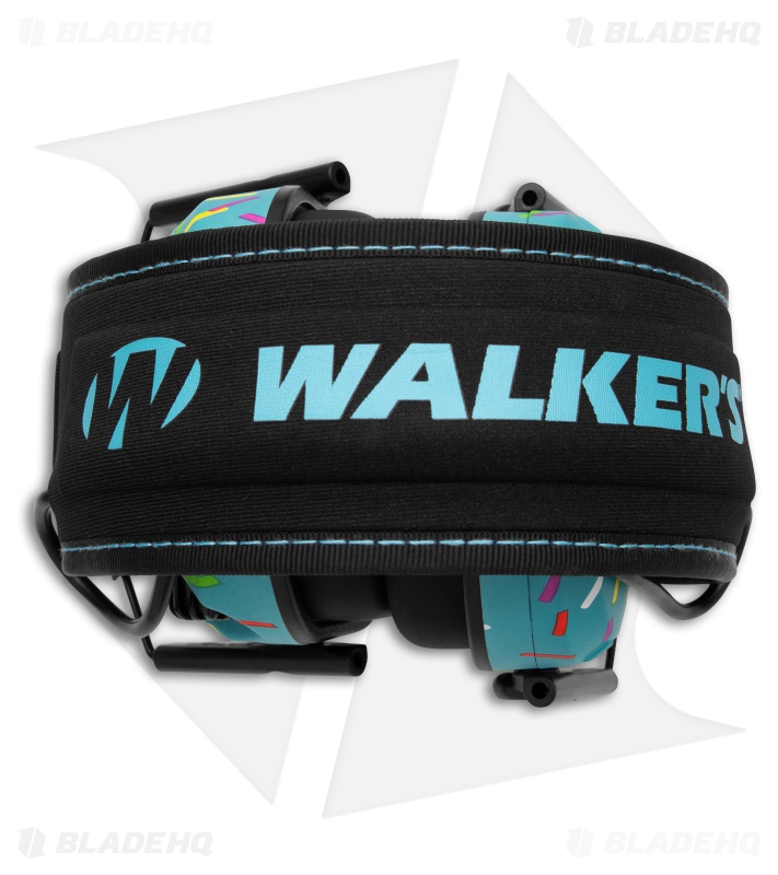 Walker's Razor Electronic Muffs - Blue Sprinkle's