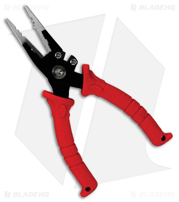 Bubba Blade 7.25" Fishing Pliers w/ Red Rubber Handle