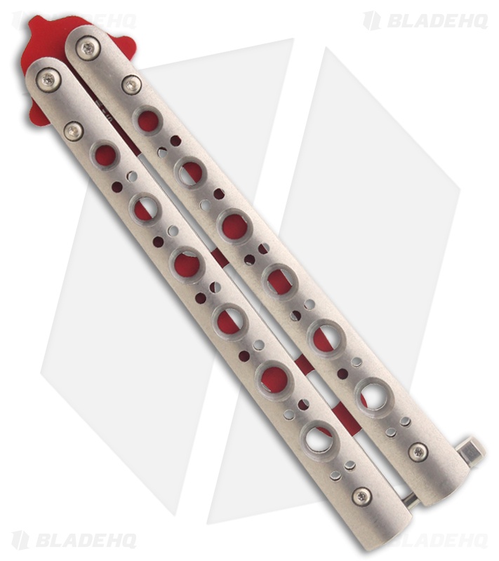 Benchmade 62T Balisong Knife Trainer Stainless Steel Butterfly (Red Dull)