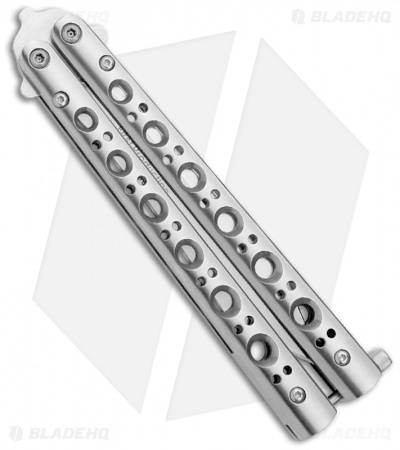 Benchmade 67 Tanto Recurve Balisong Butterfly Knife (4.25" Satin)
