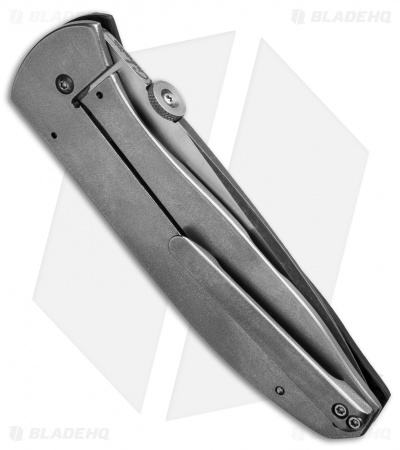 Chuck Gedraitis Reverse Sora Frame Lock Knife Carbon Fiber/Ti (3.25" Two-Tone)