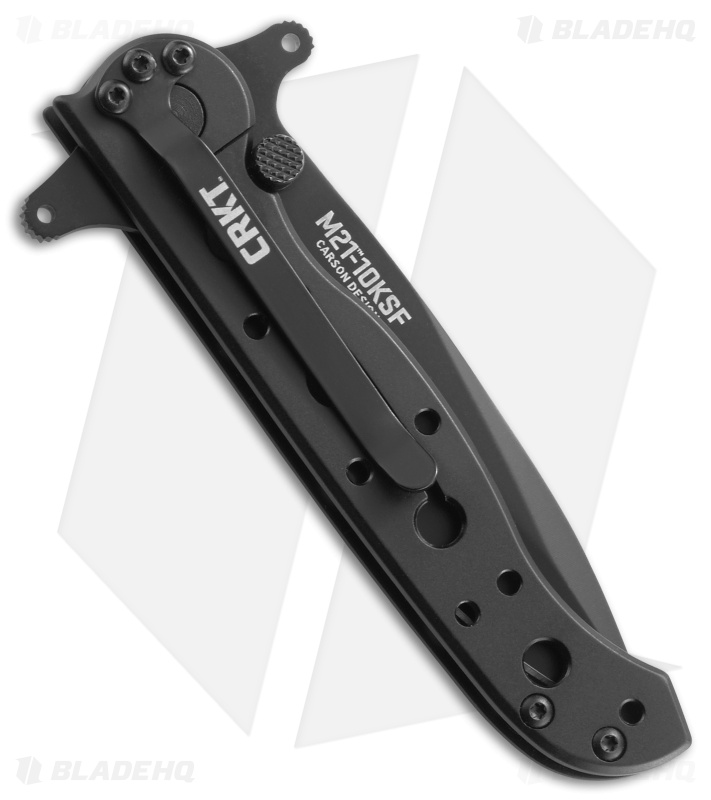 CRKT M21 - 10KSF Liner Lock Folding Knife (3" Black Serr)