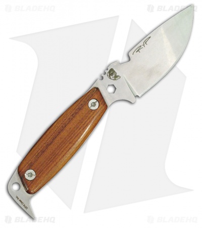 DPx H.E.S.T II Woodsman Survival Knife w/ Santos Wood Handle (3.15" Stone Plain)