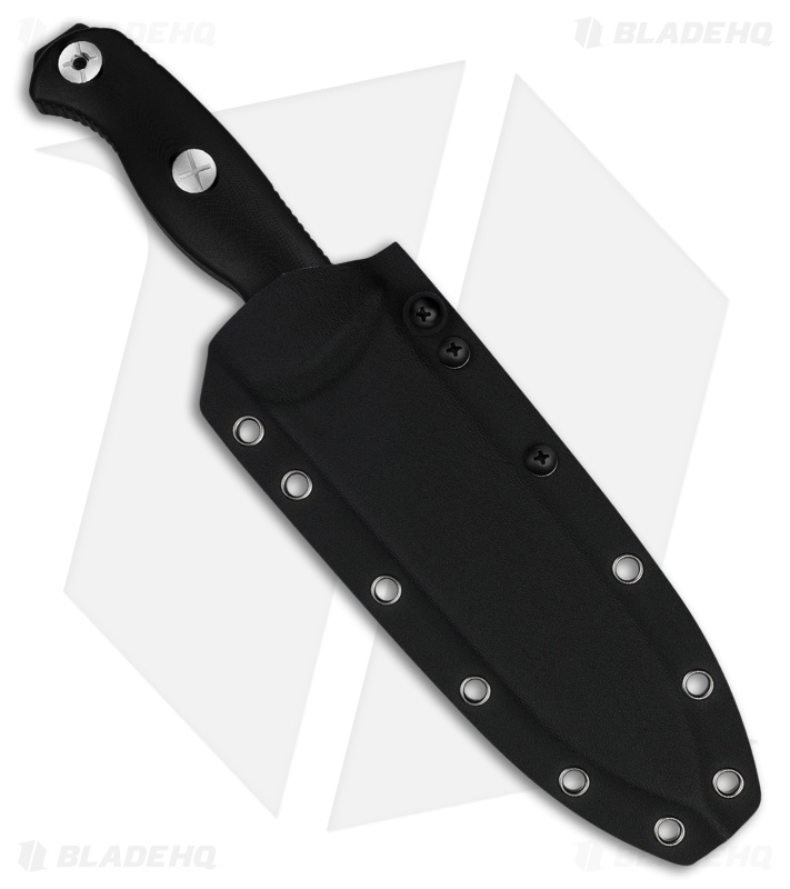 Kizer Cutlery Drop Bear Fix 7 Fixed Blade Knife Black G-10 (6.5" Black)
