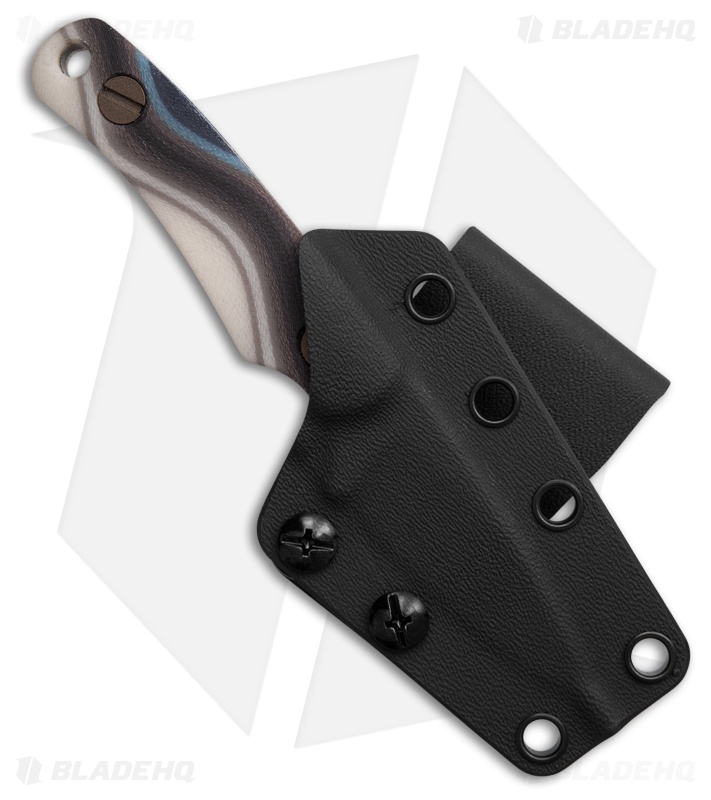 KNAFS Little Lulu Fixed Blade Knife Salt Flats Micarta (1.9" Copper)