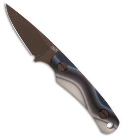 KNAFS Little Lulu Fixed Blade Knife Salt Flats Micarta (1.9" Copper)