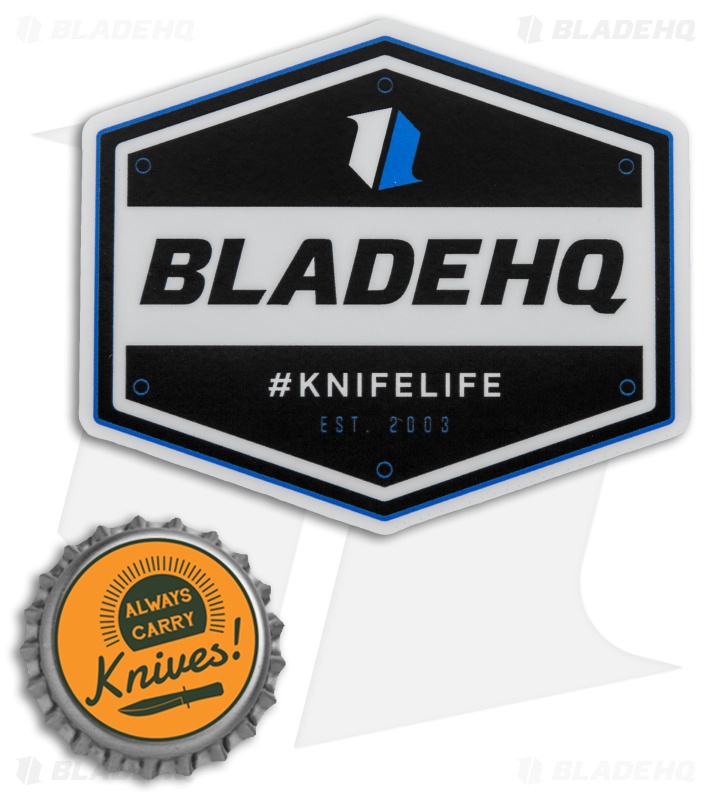 Blade HQ Logo Vinyl Sticker Knife Life