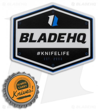 Blade HQ Logo Vinyl Sticker Knife Life