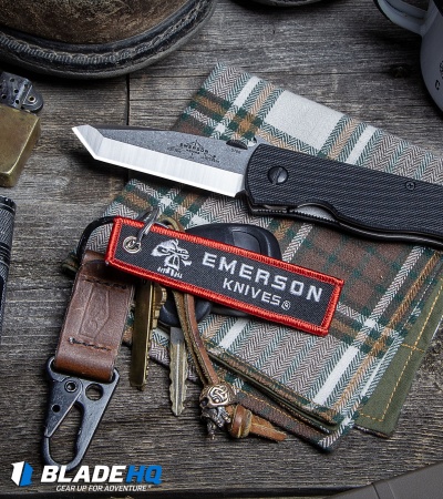 Emerson CQC-7BW SF Tanto Knife w/ Wave (3.3" Stonewash)