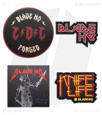 Blade HQ Rock n Roll Sticker/Patch Bundle-Free w/Every order