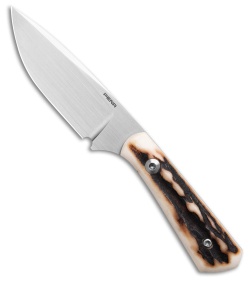 Pena Knives Custom Fixed Blade Knife Stag Horn (3" Satin)