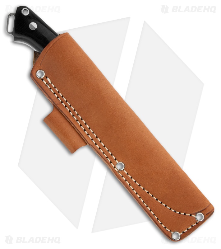 Bark River Knives Fox River Black Canvas Micarta Fixed Blade Knife (4.25" Plain)