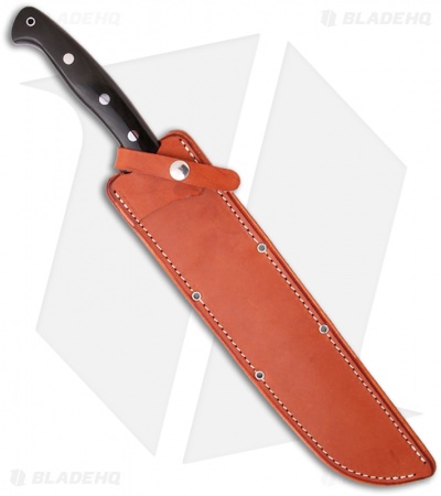 Bark River Knives Golok Black Canvas Micarta Knife (11.25" Standard)