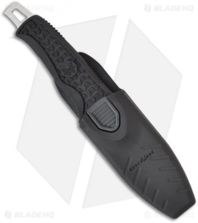 Benchmade Black Fixed Blade Dive Knife 110SH2O-BLK (3.43" Satin Serr)