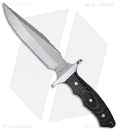 Boker Plus Valkyrie Bowie Fixed Blade Knife (7.25" Satin) 02BO160