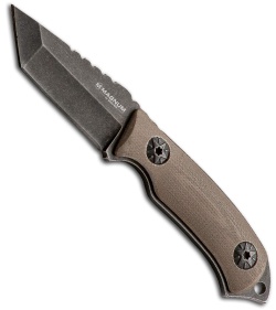 Boker Magnum Lil Friend Tanto Neck Knife (1.97" Stonewash) 02SC741