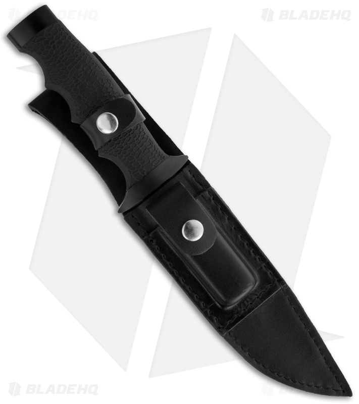 Boker Magnum Midnight Bowie Fixed Blade Knife (6" Black) 02MB209