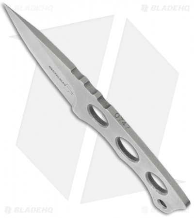 Boker Plus Mega Mini Fixed Blade Neck Knife (2" Stonewash) 02BO258