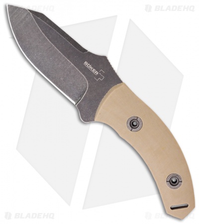 Boker Plus Fitz Exodus Fixed Blade Knife (4.25" Smokewash) 02BO520