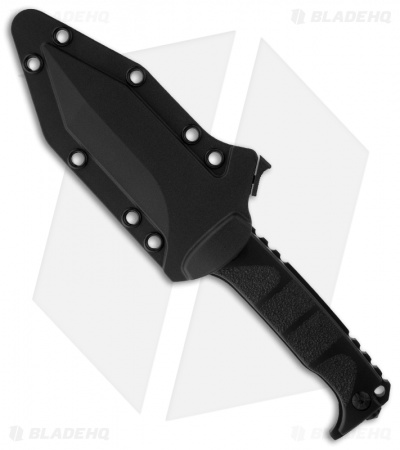 Boker Plus Jim Wagner RBB Tanto Fixed Blade Knife (5.25" Black Serr) 02BO049