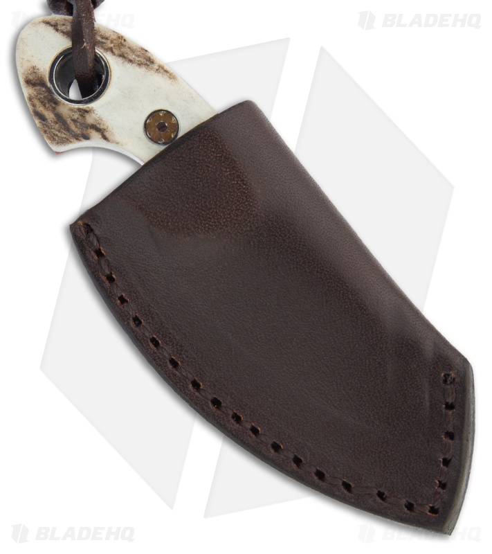 Boker VoxKnives Gnome Stag Fixed Blade Knife (2.125" Satin) 02BO268