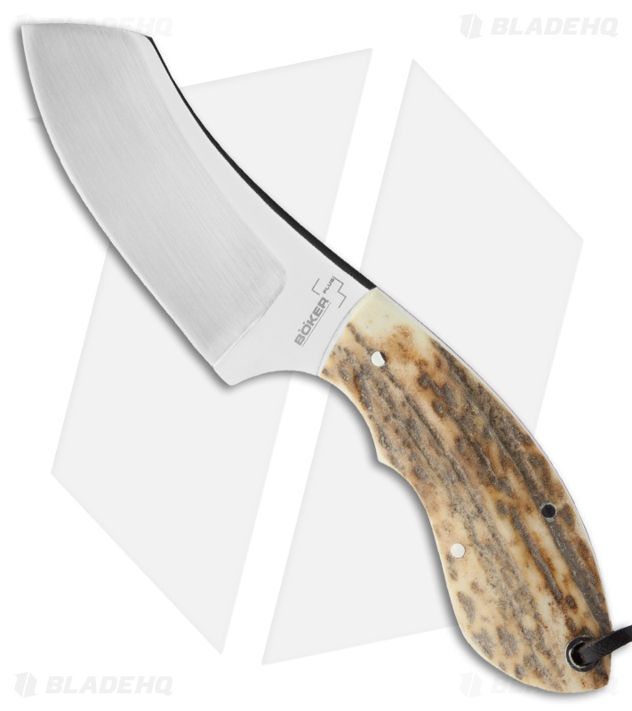 Boker VoxKnives Rhino Stag Fixed Blade Knife (3" Satin) 02BO269