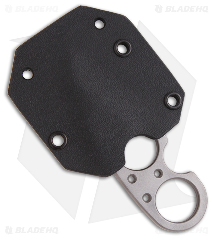 Brous Blades Silent Soldier Hawk SS Neck Knife Fixed Blade (Bead Blast)