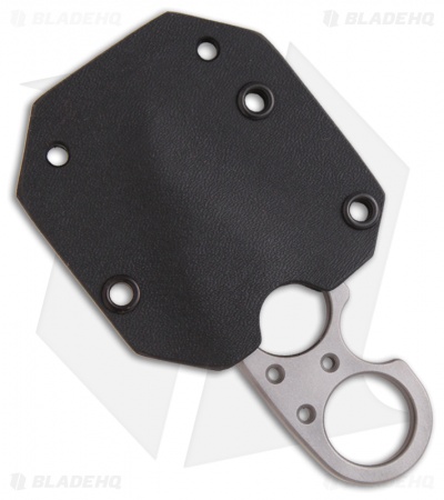 Brous Blades Silent Soldier Hawk SS Neck Knife Fixed Blade (Bead Blast)
