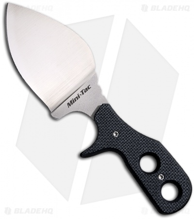 Cold Steel Mini Tac Beaver Tail Neck Knife G-10 (3.375" Bead Blast) 49HB