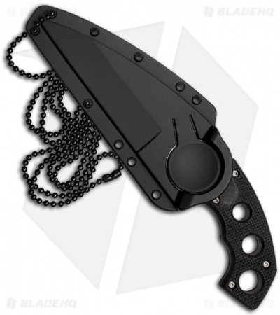 Cold Steel Pro Guard Fixed Blade Neck Knife (4" Satin Plain) 49FP