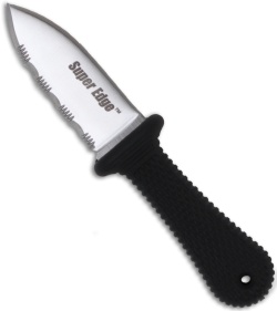 Cold Steel Super Edge Fixed Blade Neck Knife (2" Satin Serr) 42SS