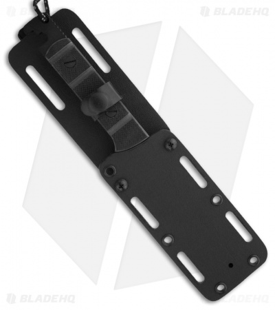 CRKT M.A.K.-1 McGowan Fixed Blade Knife w/ Sheath (3" Black Plain) 2050K