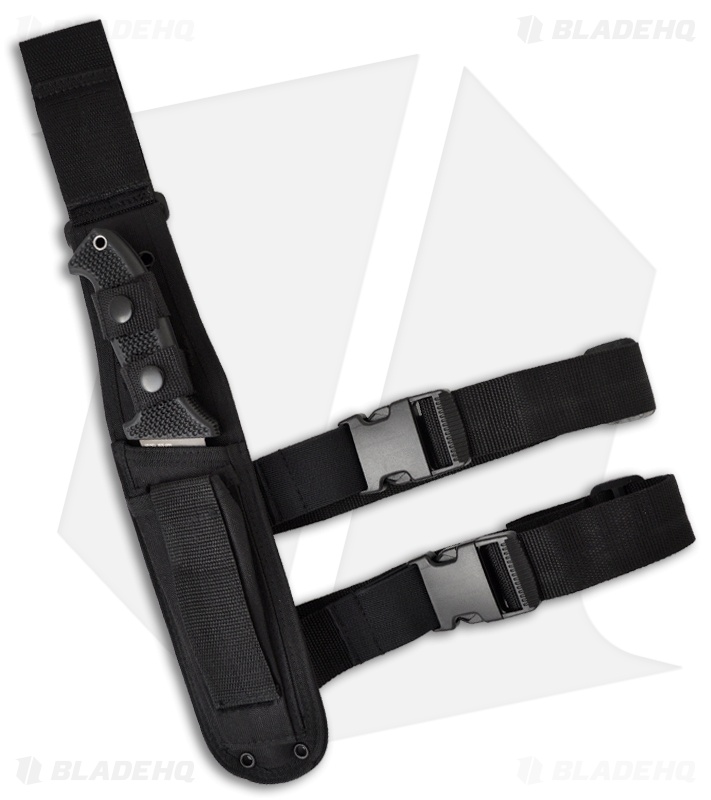 CRKT M60-16NK SOTFB Large Fixed Blade Tanto Knife (6.13" Black Serr)