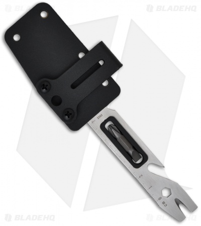 CRKT SpareTool Fixed Blade Multi-Tool Knife w/Sheath (Satin PLN) 2395