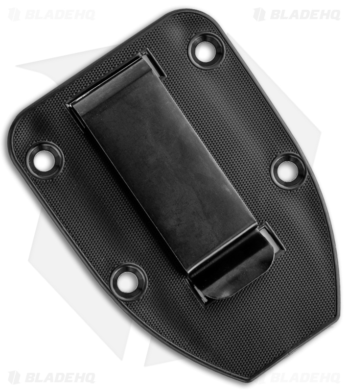 ESEE Knives ESEE-3MIL-S-B Knife Black Sheath & MOLLE Back (3.88" Black Serr)