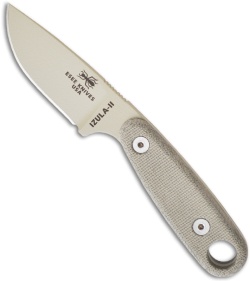 ESEE Knives Izula-II Desert Tan Survival Concealed Carry Neck Knife w/ Sheath | 17883