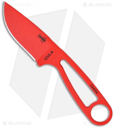 ESEE Izula Knife Fire Ant Red Survival Neck Knife