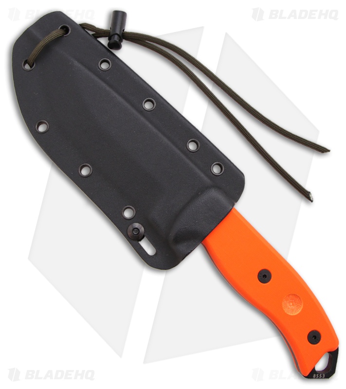 ESEE Knives Venom Green ESEE-5P-VG Knife Orange Fixed Blade (5.25" Plain)