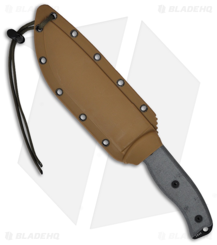 ESEE Knives ESEE-6S Knife w/ Coyote Brown Sheath (6.5" Serr)