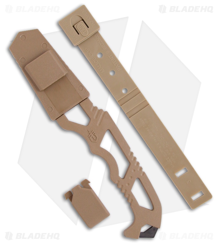 Gerber Crisis Hook Knife Rescue Tool w/ Sheath (Brown/Black) 0608