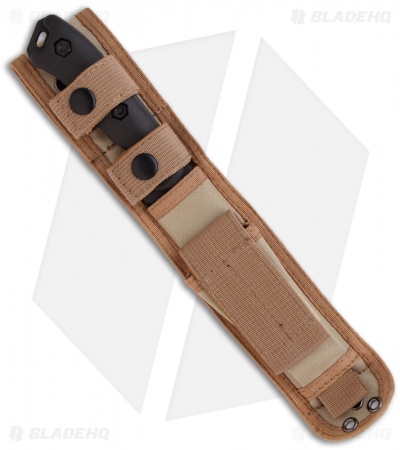 Ka-Bar Short Becker BK16 Drop Point Fixed Blade Knife (4.38" Black)