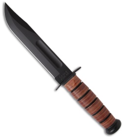 Ka-Bar Bowie US ARMY Full-Size Fixed Blade Knife (7&quot; Black) 02-1220 | 19000