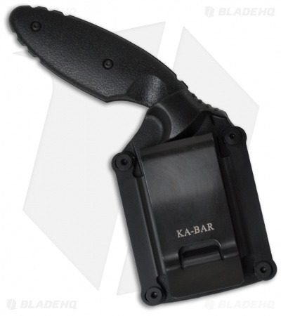 Ka-Bar Small TDI Law Enforcement Fixed Blade Knife (2.31" Black Serr) 1481